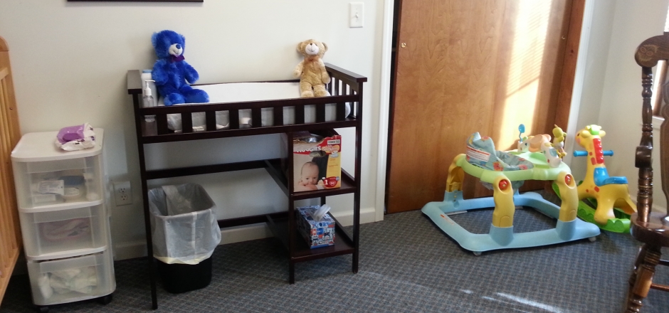 Church nursery cheap changing table